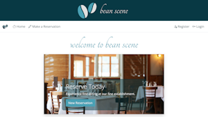 Bean Scene Reservation Homepage